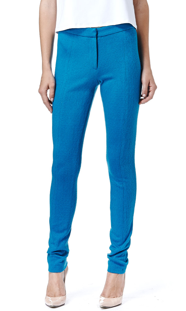 Blue leggings